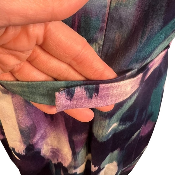 Elie Tahari Size 6 Elegant Multicolor Sleeveless Dress - Picture 6 of 12